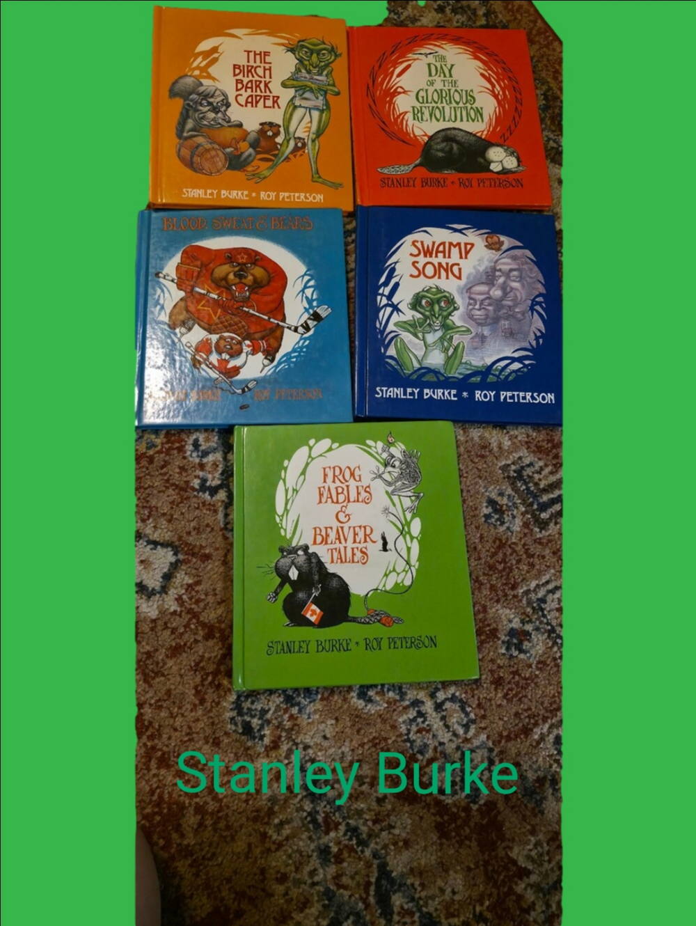 Vintage 1973 Classic Stories Book Set By Stanley Burke